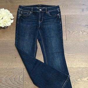 WHBM Women's Blanc Boot Cut Denim Jeans